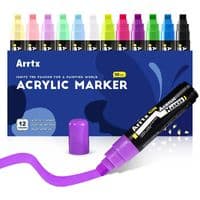 Акрилові маркери Arrtx AACM-0510-12A, 12 кольорів