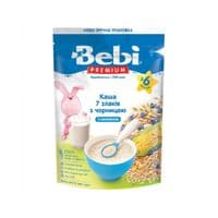 Детская каша Bebi Premium молочная 7 злаков с черникой +6 мес. 200 г (1105064)