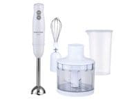 Блендер Liberton LHB-0301, White, понурительный, 600W, турборежимы, винчик, чаша измельчителя 400мл, мерный стакан 600мл