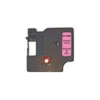 Стрічка для принтера етикеток UKRMARK RL-D-R-46027-BK/PK шовкова стрічка. для DYMO серії D1 12мм (CD46027)