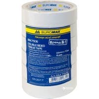Скотч Buromax двухсторонний на тканевой основе 24 мм х 10 м Белый (BM.7506)