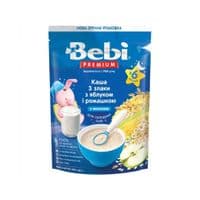 Детская каша Bebi Premium молочная 3 злака с яблоком и ромашкой +6 мес. 200 г (1105086)
