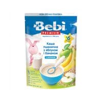 Детская каша Bebi Premium молочная пшеничная с яблоком и бананом +6 мес. 200 г (1105058)