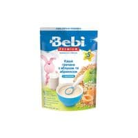 Детская каша Bebi Premium молочная гречневая с яблоком и абрикосом +5 мес. 200 г (1105052)
