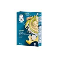 Детская каша Gerber молочная быстрорастворимая Мультизлаковая с йогуртом, бананом и г (1100415)