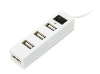 Концентратор USB 2.0, 4 ports, White, 480 Mbps (YT-HUB4-W)