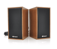 Колонки 2.0 Kisonli T-002 Black, 2 x 3 Вт, МДФ, USB + 3.5mm