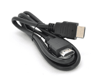 Кабель HDMI - HDMI 1.0 м Merlion, HIGH SPEED Premium 1m, v1.4, OD-7.5mm, круглий Black, конектор Black (YT-HDMI(M)/(M)HSP-1m)