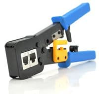 Інструмент обтискний HY-376Z з храповиком, 8P8C (RJ-45), 6P6C (RJ-12), 4P/6P/8P