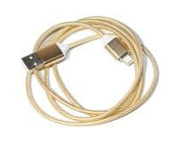 Кабель USB-Lightning 1 м Gold, магнитный