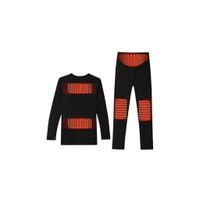 Чоловіче термобілизна з підігрівом 2E eFiber for Men Black, розмір XL