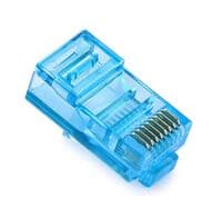 Конектор RJ45, UTP, 1000 шт, Blue, Cat. 5e, Merlion (RJ45ML-BLPR)