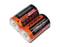 Батарейка D (R20), сольова, Videx Excellent!, 2 шт, 1.5V (R2OP/D 2pcs Bulk)