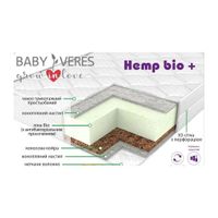 Матрац Верес Hemp Bio+ Aloe vera 160 х 70 х10 см (52.3.01)