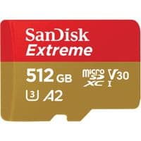 Карта памяти SanDisk microSD 512GB C10 UHS-I U3 R190/W130MB/s Extreme V30+SD