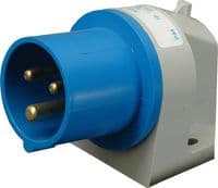 Вилка вбудована кутова ER-3232 IP44 (32A, 230V, 2P+PE)