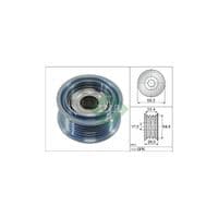 Натягувач ремня з роликом INA 532 0900 10