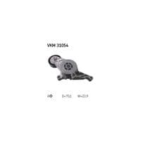 Натягувач ремня з роликом SKF VKM 31054
