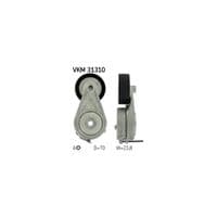 Натягувач ремня з роликом SKF VKM 31310
