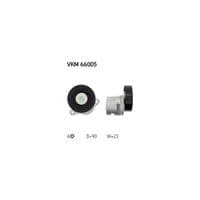 Натягувач ремня з роликом SKF VKM 66005