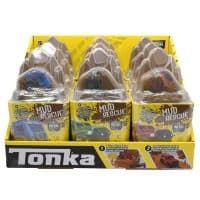 Игрушка набор Tonka Машинка металл. с массой для лепки и аксесс. 4 вида