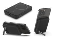 Универсальная литиевая батарея Power Bank Belkin 5000mAh MagSafe Wireless Black