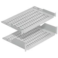 Полка 19" 1U глуб. 250мм, консольная, RAL 7035 Mirsan (MR.RAK1U25.02)