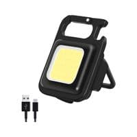 Ліхтарик HiSmart 6W 30 COB, 500lm, 500mAh, з карабіном та відкривачкою