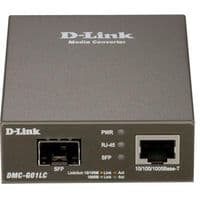 Медiаконвертер D-Link DMC-G01LC 1xGE, 1xSFP