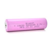 Акумулятор 18650, 5000 mAh, WMP-5000 Flat Top, 3.7V, Pink