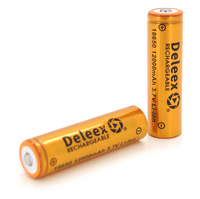 Аккумулятор 18650, 12000 mAh, PowerMaster Deleex, 2 шт, 3.7V