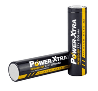 Аккумулятор 18650, 2500 mAh, Power-Xtra, 3.7V, Orange