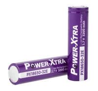 Аккумулятор 18650, 3200 mAh, Power-Xtra, 3.7V, Violet