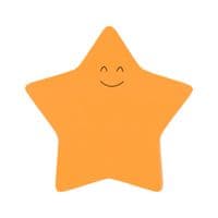 Бумага для заметок Axent с клейким слоем Star 70х70мм, 50 листов (2444-03-A)