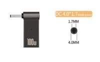 Адаптер PD 100W USB Type-C DC-Male Jack 4.0x1.7 mm – для зарядки ноутов LENOVO