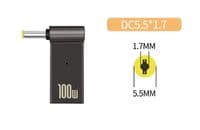 Адаптер PD 100W USB Type-C Female to DC Male Jack 5.5x1.7 mm – для зарядки. ноутов ACER, PACKARD BELL