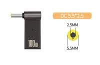 Адаптер PD 100W USB Type-C Female to DC Male Jack 5.5x2.5 mm –для заряджання. ноутів ASUS,TOSHIBA,LENOVO