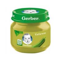 Детское пюре Gerber Кабачок 80 г (7613287348036)