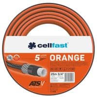 Садовый шланг ORANGE 3/4', 25 м, 5 слоев, до 24 Бар, -10…50°C