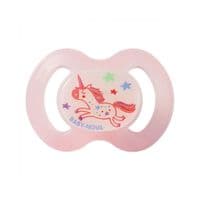 Пустышка Baby-Nova Unicornio Pink ночная 6-18 мес. розовая (3962486)