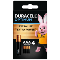Батарейка Duracell AAA Optimum LR03*4 (5015596)