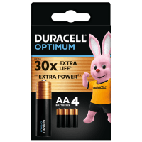 Батарейка Duracell LR06 KPD 04*10 Optimum уп. 1x4 шт.