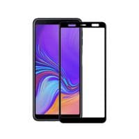 Защитное стекло Full screen PowerPlant для Samsung Galaxy A7 (2018), Black