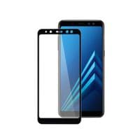 Захисне скло Full screen PowerPlant для Samsung Galaxy A8+ (2018), Black