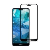 Защитное стекло Full screen PowerPlant для Nokia 7.1, Black