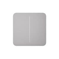 Кнопка для двухклавишного выключателя Ajax SoloButton 2-gang for LightSwitch, Jeweler, беспроводной, fog