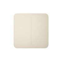 УЦІНКА! Кнопка для двоклавішного вимикача Ajax SoloButton 2-gang for LightSwitch, Jeweler, бездротовий, ivory