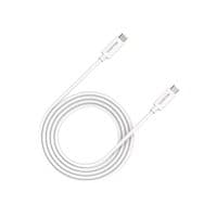 Дата кабеля USB-C на USB-C 2.0m UC-42 5A 240W(ERP) E-MARK, white Canyon (CNS-USBC42W)
