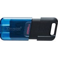 Флэш-накопитель USB3.2 256GB Type-C Kingston DataTraveler 80 M Blue/Black (DT80M/256GB)