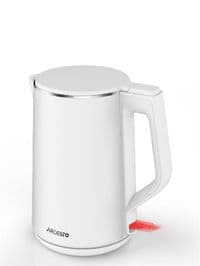 Електрочайник Ardesto EKL-X50/1.7 л/2200 Вт/подвійні стінки/Strix контроль/білий